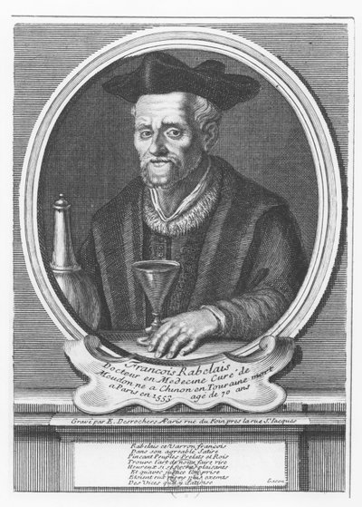 Portrait of François Rabelais by Etienne Jehandier Desrochers